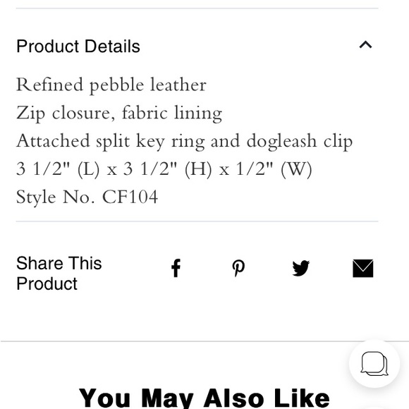 Coach circular coin Pouch/Coach stamp. New/tags - Picture 6 of 6